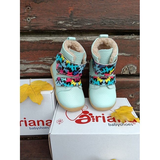 Cizmulite copii BAREFOOT din piele naturala model LOYAL