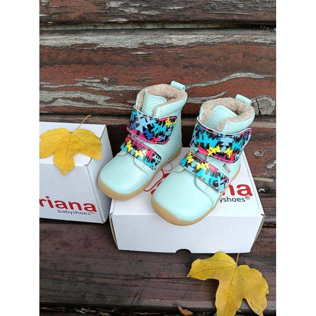 Cizmulite copii BAREFOOT din piele naturala model LOYAL