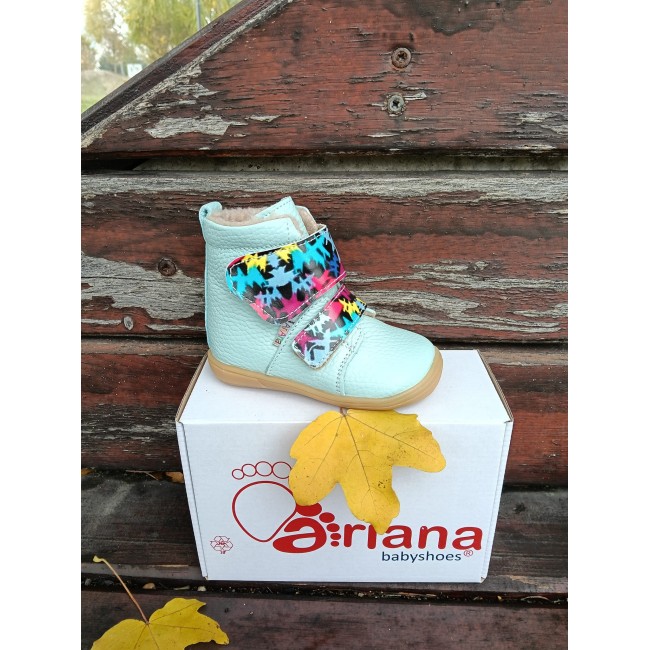 Cizmulite copii BAREFOOT din piele naturala model LOYAL