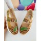 Balerini fete din piele naturala model PYTHONE YELLOW Balerini fete din piele naturala model PYTHONE YELLOW