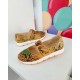 Balerini fete din piele naturala model PYTHONE YELLOW Balerini fete din piele naturala model PYTHONE YELLOW