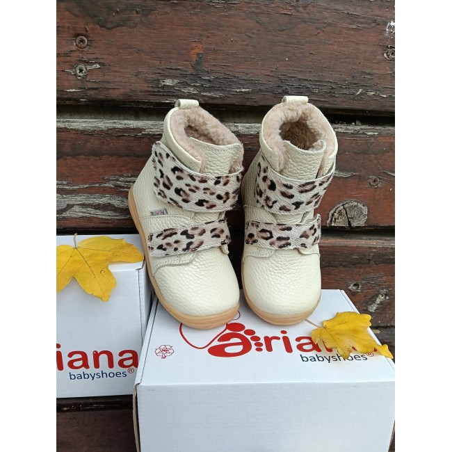 Cizmulite fete BAREFOOT din piele naturala model SAGA