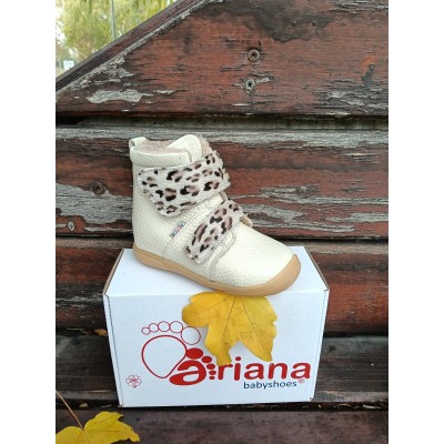 Natural leather BAREFOOT  ankle boots model SAGA