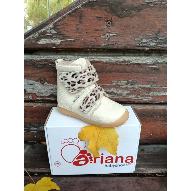 Cizmulite fete BAREFOOT din piele naturala model SAGA