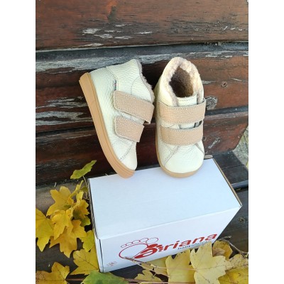 Ghete fete BAREFOOT din piele naturala model SIGNE