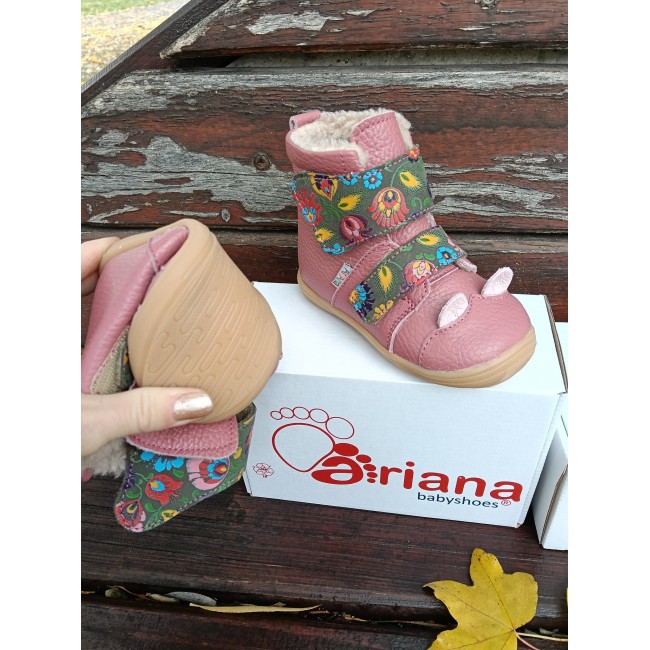 Genuine leather BAREFOOT  boots model SIRI