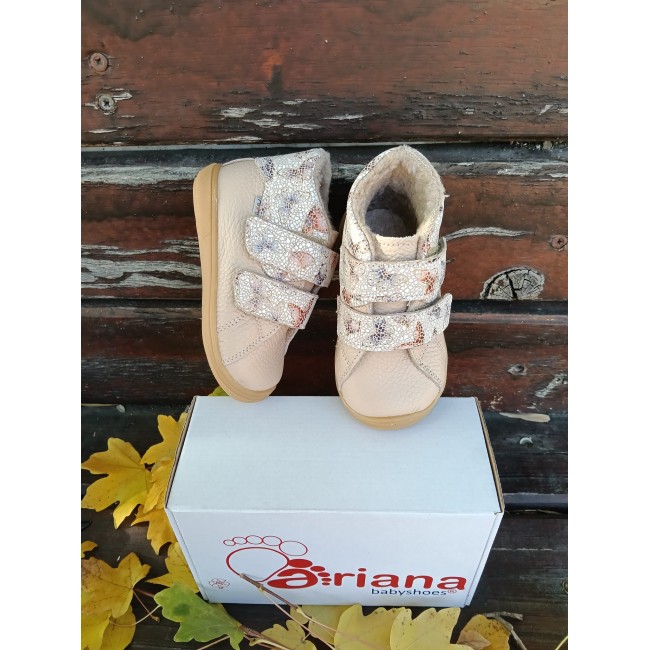 Ghete fete BAREFOOT din piele naturala model SVEA