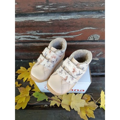 Ghete fete BAREFOOT din piele naturala model SVEA