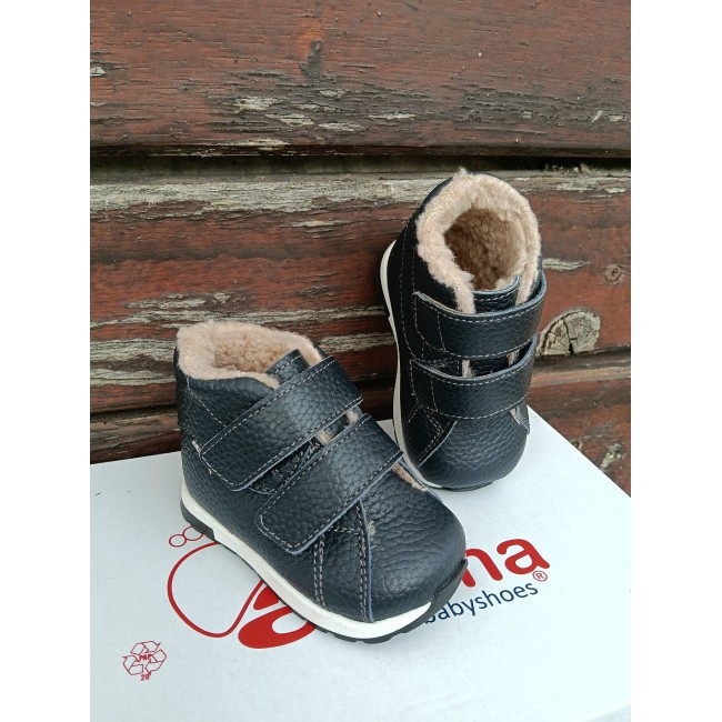 Natural leather BAREFOOT  ankle boots model ZIAN