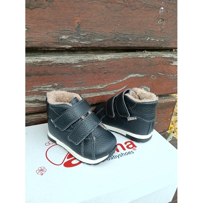 Natural leather BAREFOOT  ankle boots model ZIAN