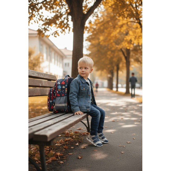 Adidasi copii din piele natural model COZY