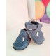 Pantofi barefoot botez din piele naturala Arisori BAPTISTE