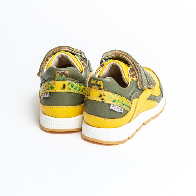 Natural leather sneakers  for boys model COBY