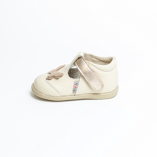 Natural leather kids barefoot shoes model DAIA