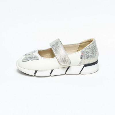 Natural leather ballet flats model ENGELE Natural leather ballet flats model ENGELE