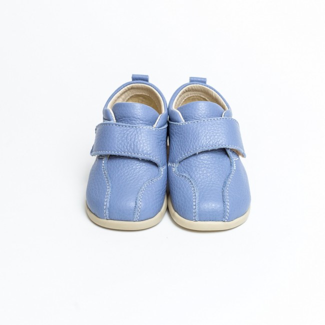 Natural leather kids barefoot shoes model FAUR