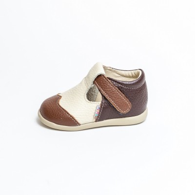 Natural leather kids barefoot shoes model GAFOR Natural leather kids barefoot shoes model GAFOR