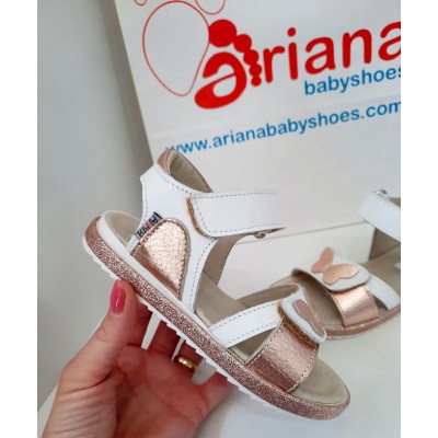 Natural leather kids shoes model MORGANA