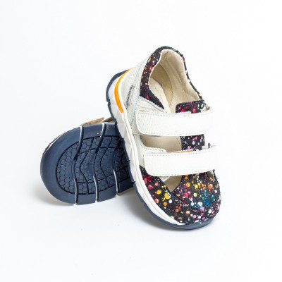 Natural leather kids shoes model VIVI Natural leather kids shoes model VIVI