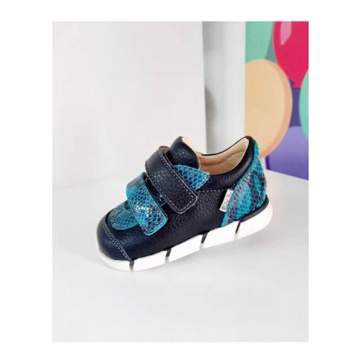 Natural leather baby girl sneakers model ALLEGRA Natural leather baby girl sneakers model ALLEGRA