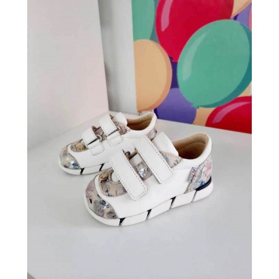 Natural leather baby girl sneakers model AMITY Natural leather baby girl sneakers model AMITY