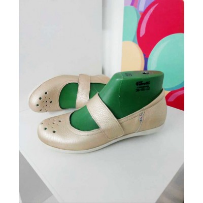 Natural leather ballet flats model BELICIA