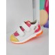 Natural leather baby girl sneakers model BONITA