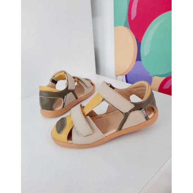 Sandale baieti sport din piele naturala model ARCHER