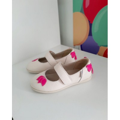 Natural leather ballet flats model FUXIA