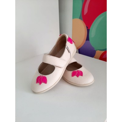 Natural leather ballet flats model FUXIA