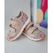 Natural leather baby girl sneakers model GILDA