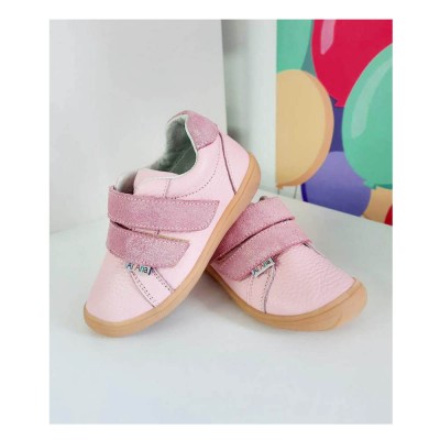 Natural leather baby girl sneakers model IMOGEN Natural leather baby girl sneakers model IMOGEN