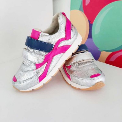 Natural leather girls sneakers model IRIS Natural leather girls sneakers model IRIS