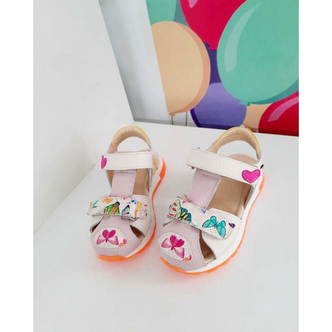 Sandale fete din piele naturala model OFRA Sandale fete din piele naturala model OFRA