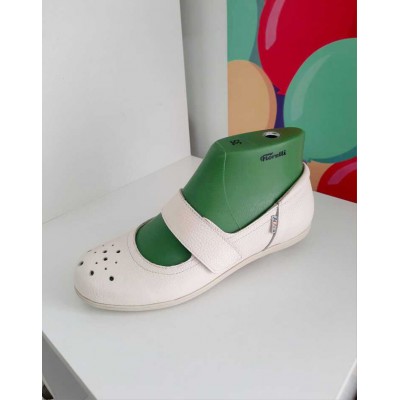 Natural leather ballet flats model NATASHA