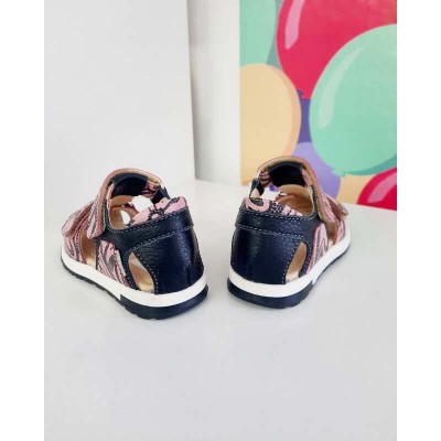 Natural leather kids shoes model SARY