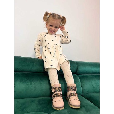 Natural leather kids boots model BEAUTY Natural leather kids boots model BEAUTY