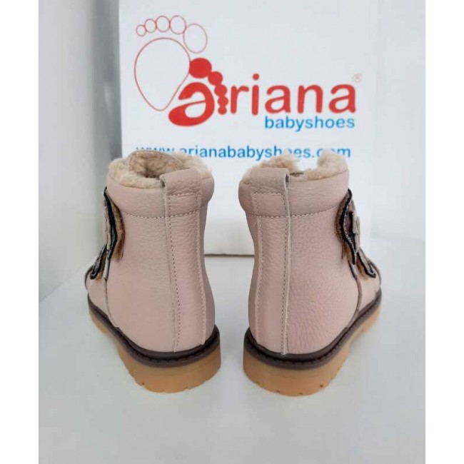 Natural leather kids boots model Miry