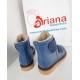 Natural leather kids boots model BLU