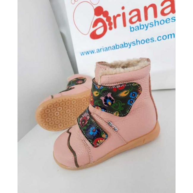 Natural leather kids boots model BLUSH