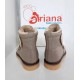 Natural leather kids boots model CENERE