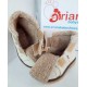 Natural leather kids boots model CLARY