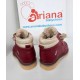 Natural leather baby girl ankle boots model DORA