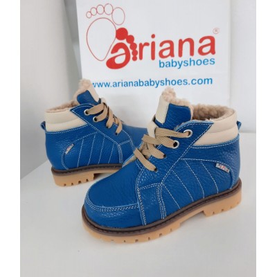Natural leather ankle boots model HUNTER-BLU Natural leather ankle boots model HUNTER-BLU