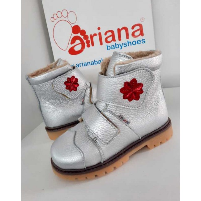 Natural leather kids boots model DITA