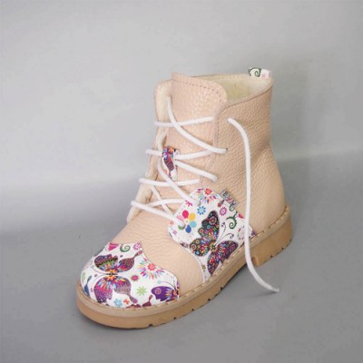 Natural leather kids boots model ELSA Natural leather kids boots model ELSA