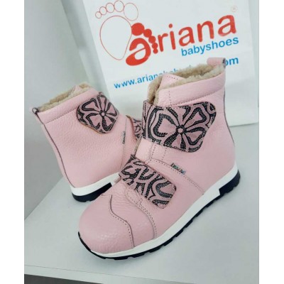 Natural leather baby girl boots model SOFI Natural leather baby girl boots model SOFI