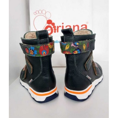 Natural leather baby girl boots model YEN Natural leather baby girl boots model YEN