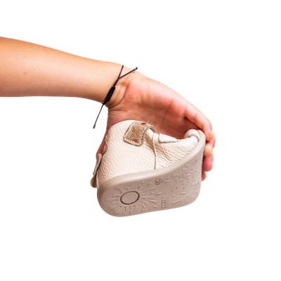 Ghete barefoot fete din piele naturala model BEATRICE